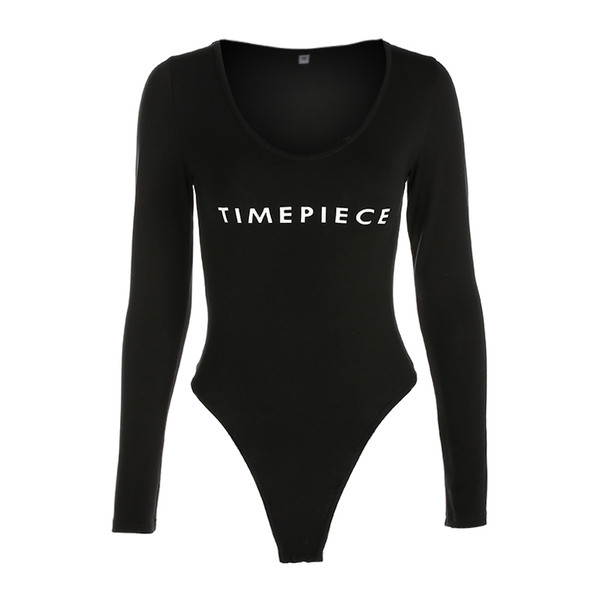 Καθημερινό σώμα κυρίες σε μαύρο χρώμα με επιγραφή