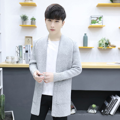 Елегантна мъжка жилетка в черен и сив цвят