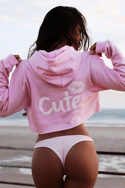 Γυναικεία φούτερ με κουκούλα με κουκούλα