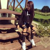 Αθλητική ομάδα γυναικών - σφήνα + μαύρο, μαύρο