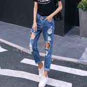 Εξαιρετικά γυναικεία τζιν σε δύο χρώματα