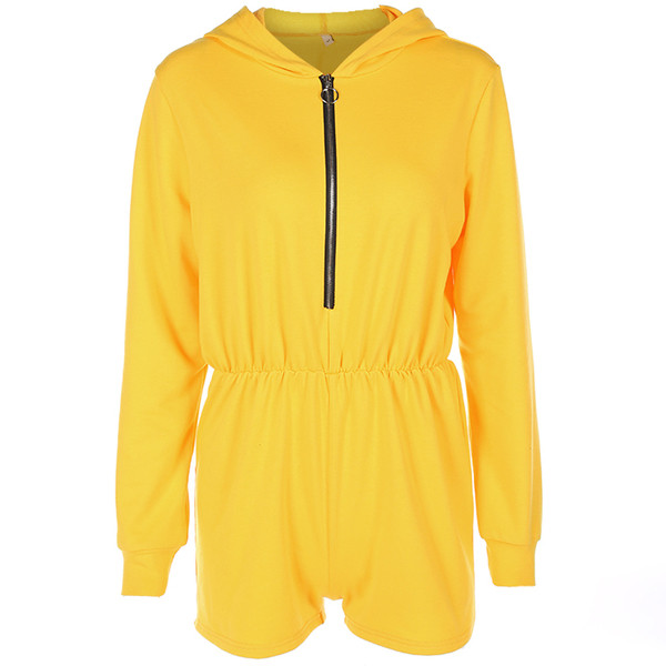 Casual γυναικείες φόρμες σε κίτρινο χρώμα