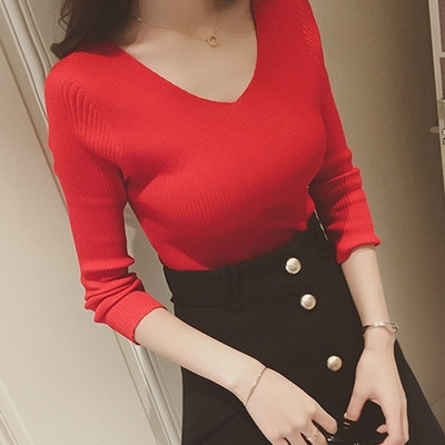 Καθαρή μπλούζα μοτίβο για κυρίες, κατάλληλη για καθημερινή ζωή σε τέσσερα χρώματα