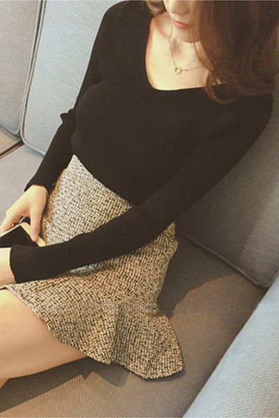 Καθαρή μπλούζα μοτίβο για κυρίες, κατάλληλη για καθημερινή ζωή σε τέσσερα χρώματα