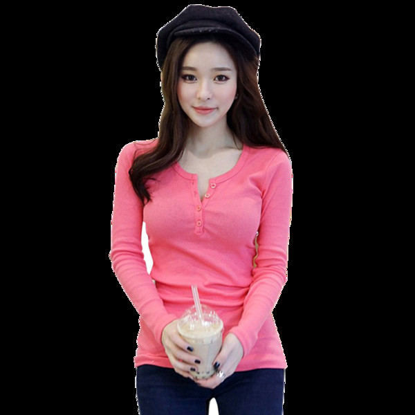 Απλή γυναικεία μπλούζα με κουμπιά, κατάλληλη για καθημερινή ζωή σε τέσσερα χρώματα