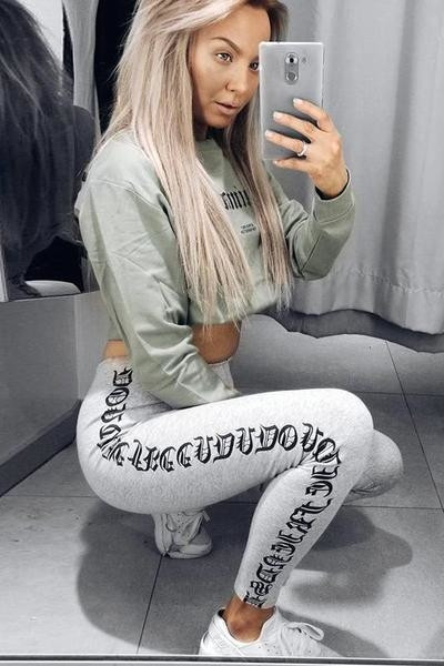 Ежедневен дамски клин в сив цвят 