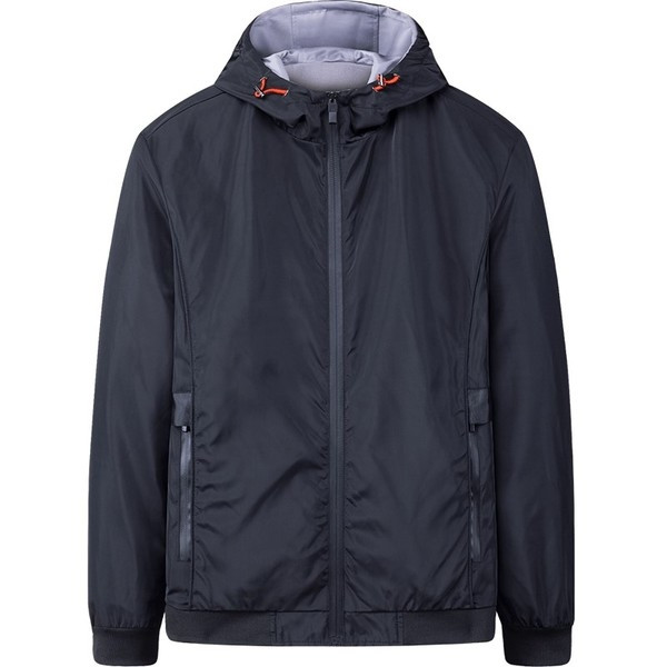 Есенно-зимно мъжко яке с качулка в три цвята с две лица