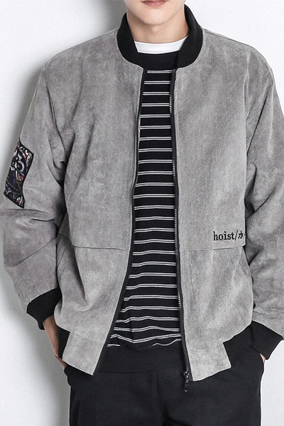 Αθλητικό ανδρικό φθινόπωρο-χειμωνιάτικο σακάκι σε δύο χρώματα