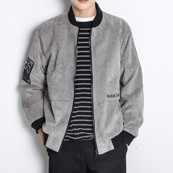 Αθλητικό ανδρικό φθινόπωρο-χειμωνιάτικο σακάκι σε δύο χρώματα