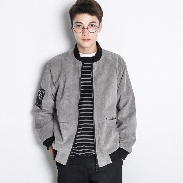 Αθλητικό ανδρικό φθινόπωρο-χειμωνιάτικο σακάκι σε δύο χρώματα