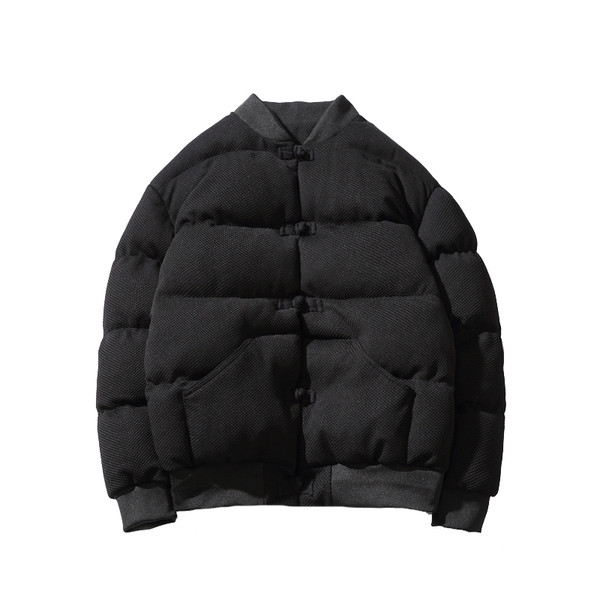 Ανδρικό χειμωνιάτικο σακάκι σε μαύρο χρώμα, κατάλληλο για καθημερινή ζωή