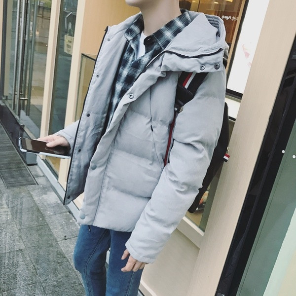 Μαλακό χειμωνιάτικο σακάκι με κουκούλα σε δύο χρώματα