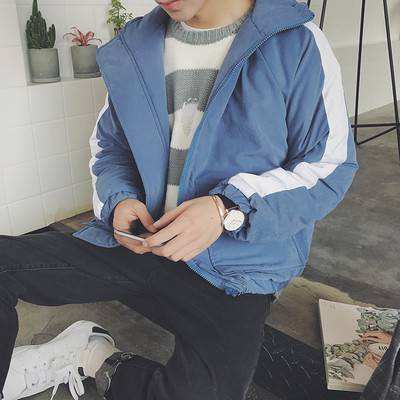 Ανδρικό σακάκι σπορ φθινόπωρο-χειμώνα με κουκούλα