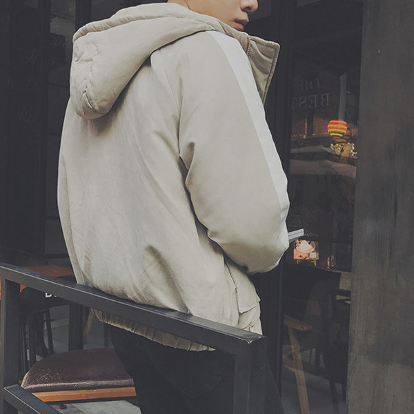 Ανδρικό σακάκι σπορ φθινόπωρο-χειμώνα με κουκούλα