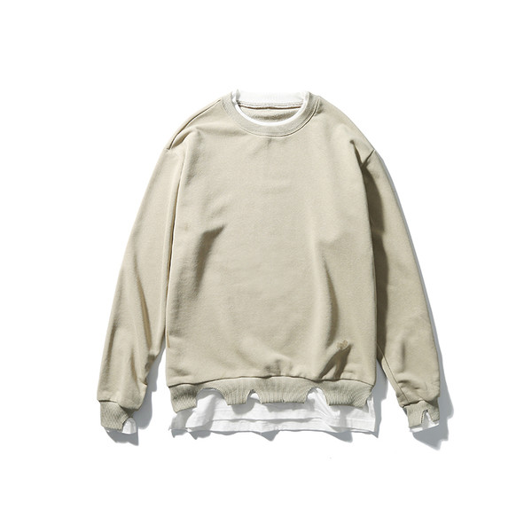 Η casual μπλούζα των ανδρών με το λαιμό O σε τέσσερα χρώματα