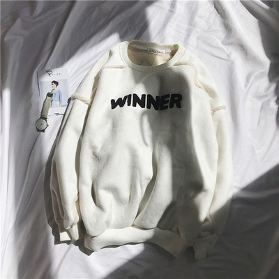 Κομψή βελούδινη μπλούζα σε τρία χρώματα με επιγραφή