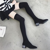 Γυναικεία παπούτσια παπουτσιών υψηλής παπουτσιών + λαμπερό λίπος, 2 μοντέλα