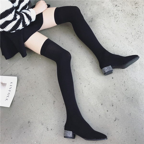 Γυναικεία παπούτσια παπουτσιών υψηλής παπουτσιών + λαμπερό λίπος, 2 μοντέλα