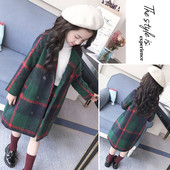 Φθινόπωρο-χειμώνα μακρύ παλτό για τα κορίτσια