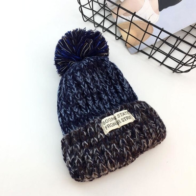 Χειμερινό μαλακό καπέλο από μαλλί με κουκούλα