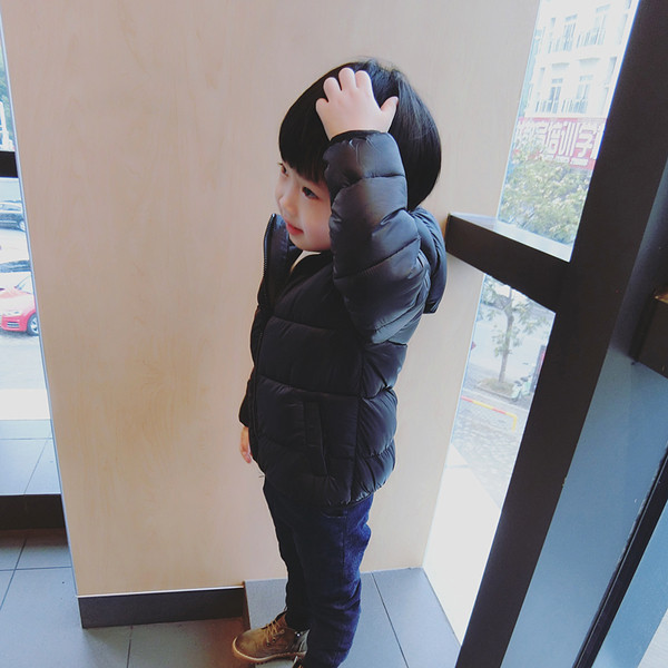 Αθλητικό παιδικό χειμωνιάτικο σακάκι με κουκούλα για αγόρια σε διάφορα χρώματα