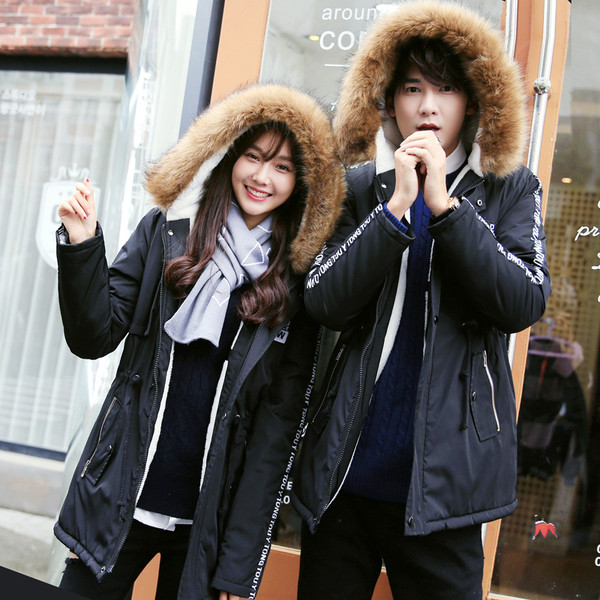 Ζεστό χειροκρότημα unisex με χνουδωτή κουκούλα, τύπου πάρκου σε τρία χρώματα