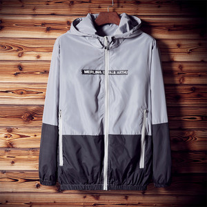 Αθλητικό καθημερινό φθινόπωρο-χειμωνιάτικο σακάκι με κουκούλα σε τρία χρώματα