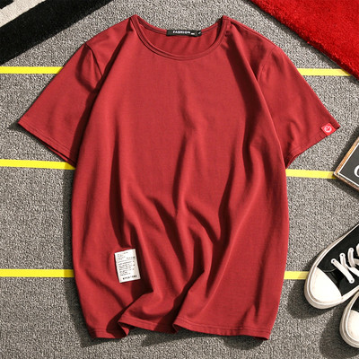 Ежедневна мъжка тениска с щампа в няколко цвята