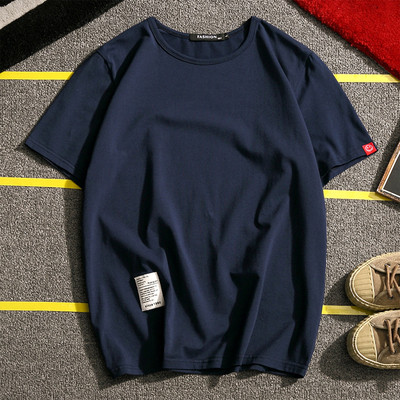 Ежедневна мъжка тениска с щампа в няколко цвята