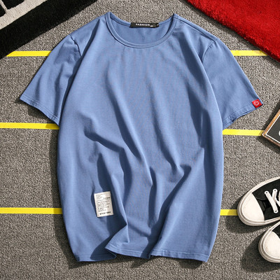 Ежедневна мъжка тениска с щампа в няколко цвята