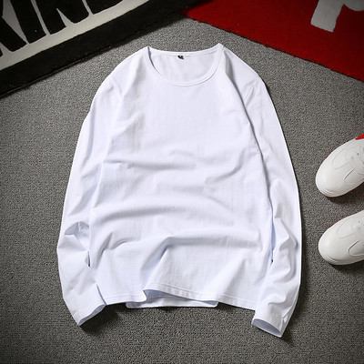 Семпла мъжка блуза, подходяща за ежедневието с О-образна яка в различни цветове