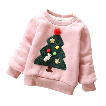 Плътен детски пуловер за зимата, подходящ за момчета и момичета