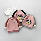 Детски вълнен пуловер за момичета