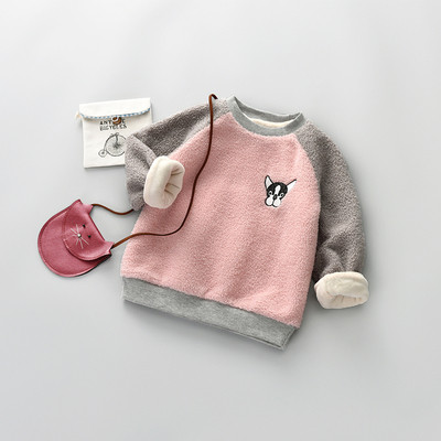 Детски вълнен пуловер за момичета