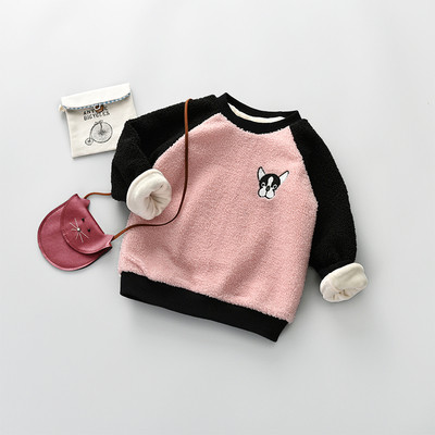 Детски вълнен пуловер за момичета