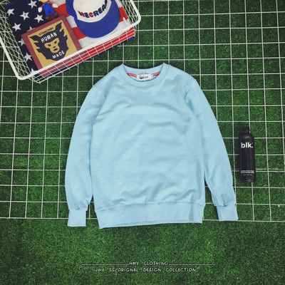 Мъжки ежедневен пуловер с О-образна яка в различни цветове