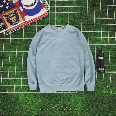 Мъжки ежедневен пуловер с О-образна яка в различни цветове