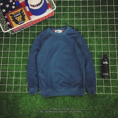 Мъжки ежедневен пуловер с О-образна яка в различни цветове