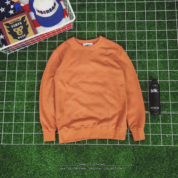 Мъжки ежедневен пуловер с О-образна яка в различни цветове