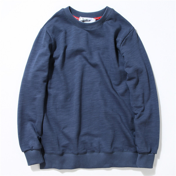 Мъжки ежедневен пуловер с О-образна яка в различни цветове