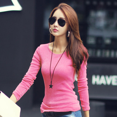 Стилна лъскава дамска блуза в различни цветове