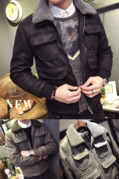 Мъжко зимно дебело яке с подплата - 3 модела