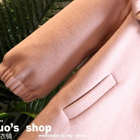 Есенно-зимно детско палто за момичета с бродерия в широк модел 