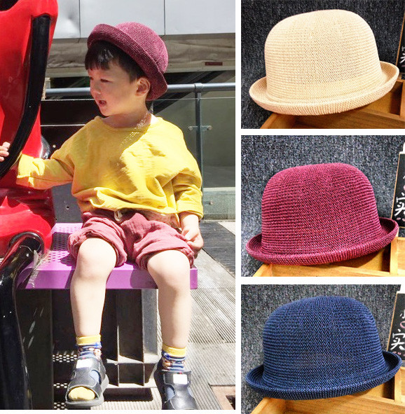 Ретро шапка за момичета и момчета в няколко цвята