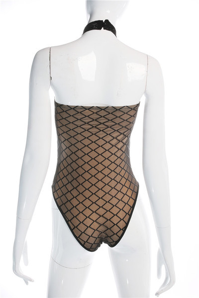 Екстравагатнтно дамско боди с чокър