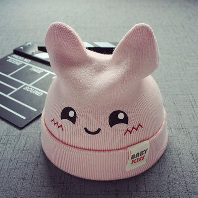 Зимна плетена шапка за момичета и момчета в различни цветове