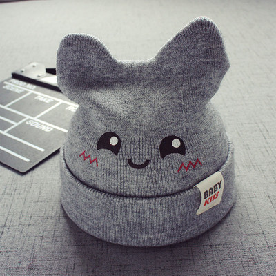 Зимна плетена шапка за момичета и момчета в различни цветове