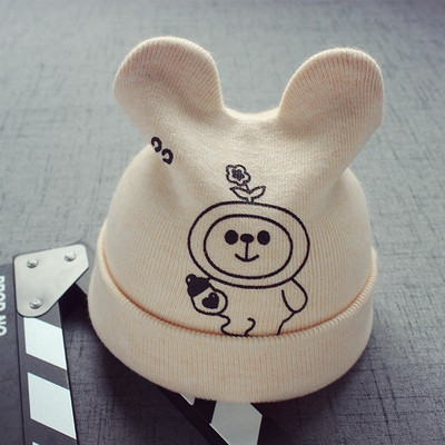 Зимна плетена шапка за момичета и момчета в различни цветове