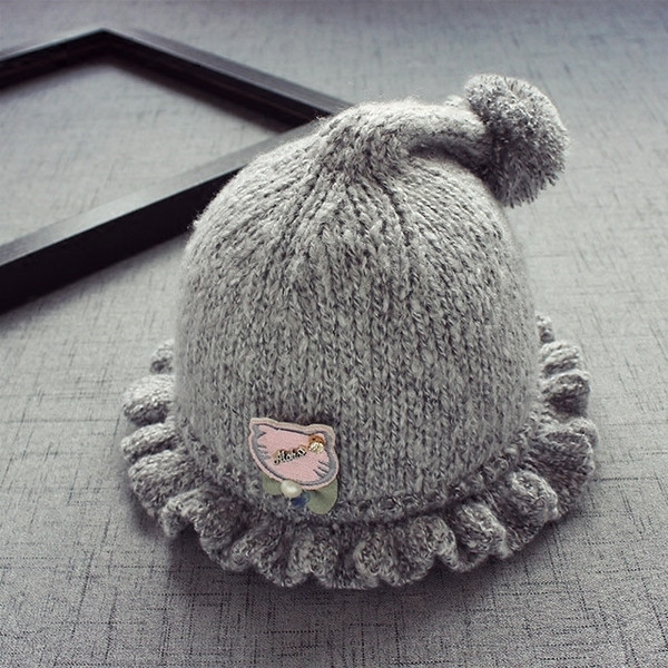 Вълнена шапка за момичета и момчета в няколко цвята