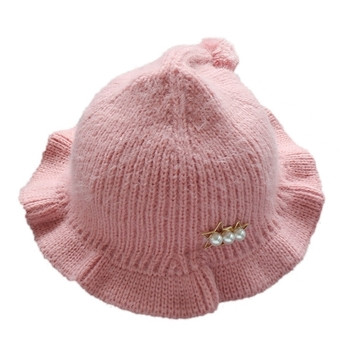 Κομψό casual καπέλο για κορίτσια με μαργαριτάρια